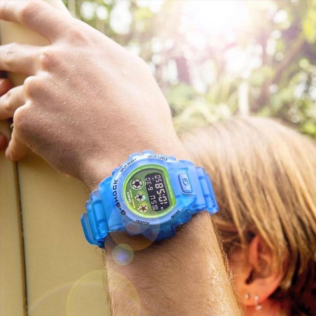 Casio Casio G-Shock DW-6900LS-2ER мужские часы зеленый циферблат на запястье