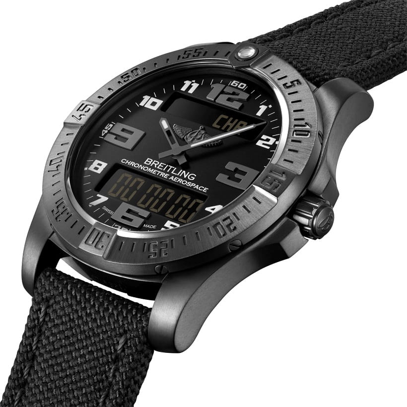 Breitling Breitling Aerospace EVO V79363101B1W1 , наручные мужские часы фото под углом