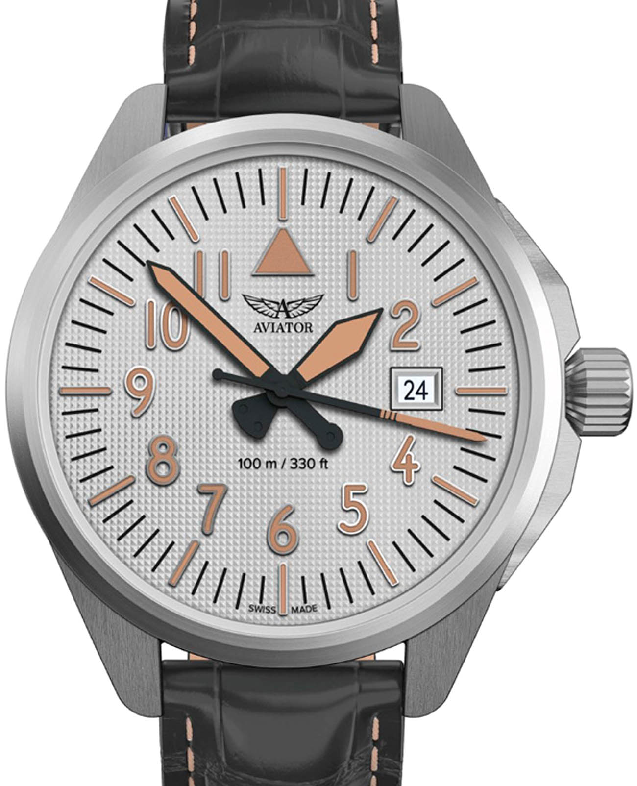 Aviator Aviator Airacobra V.3.39.0.336.4 , наручные мужские часы фото под углом
