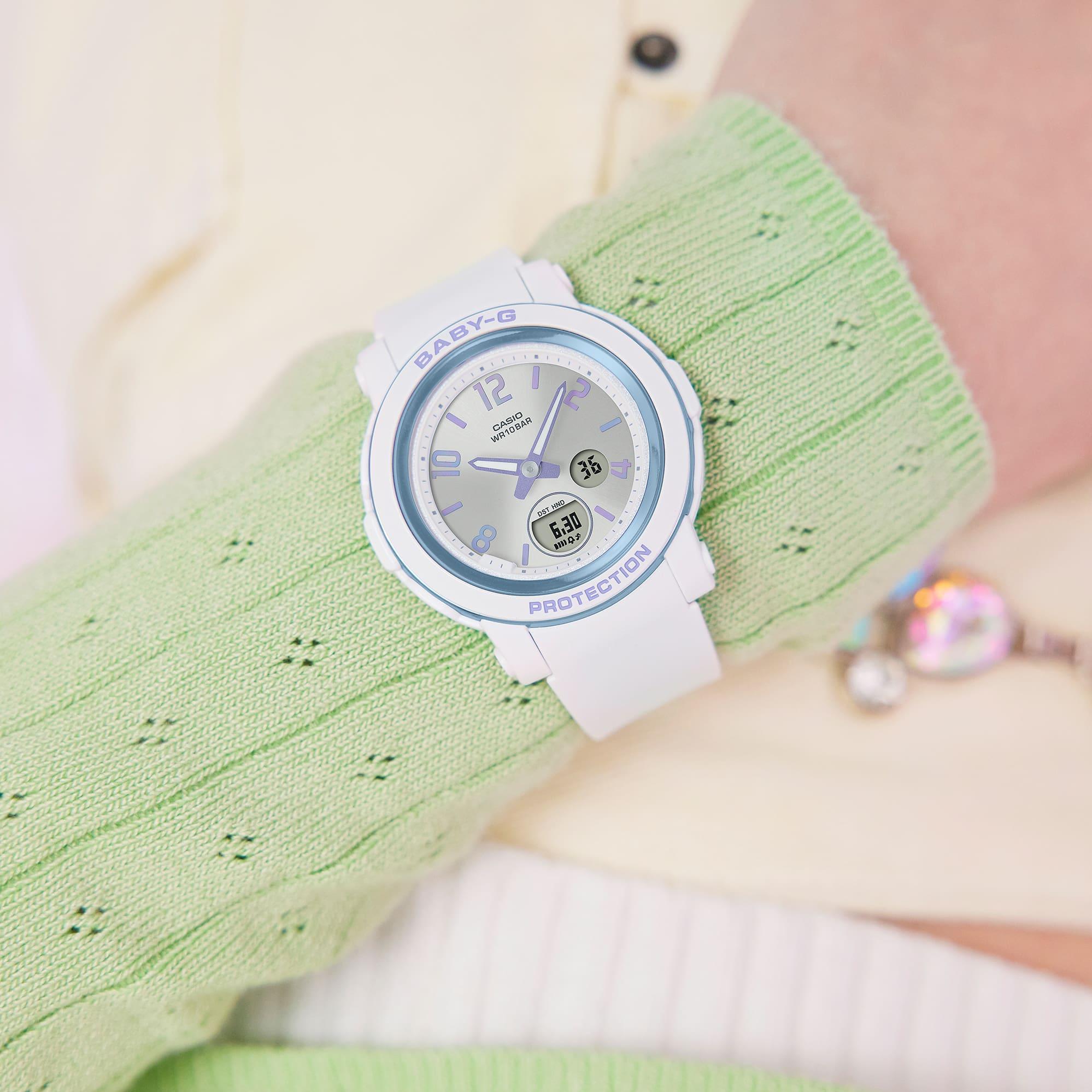 Оригинальные часы Casio Casio Baby-G BGA-290DR-7A кварцевые калибр механизма  общий вид