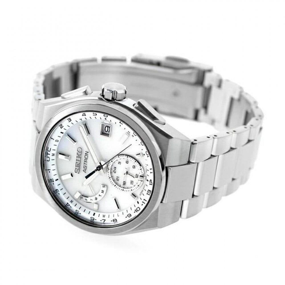 Seiko Seiko Astron Nexter Solar Radio SBXY085, astron gps япония мужские часы на браслете титановый боковой вид