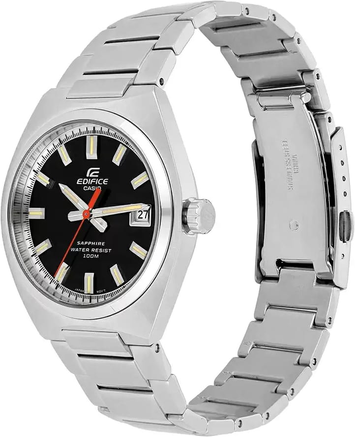 Casio Casio Edifice EFB-109D-1A, edifice япония мужские часы на браслете нержавеющая сталь боковой вид