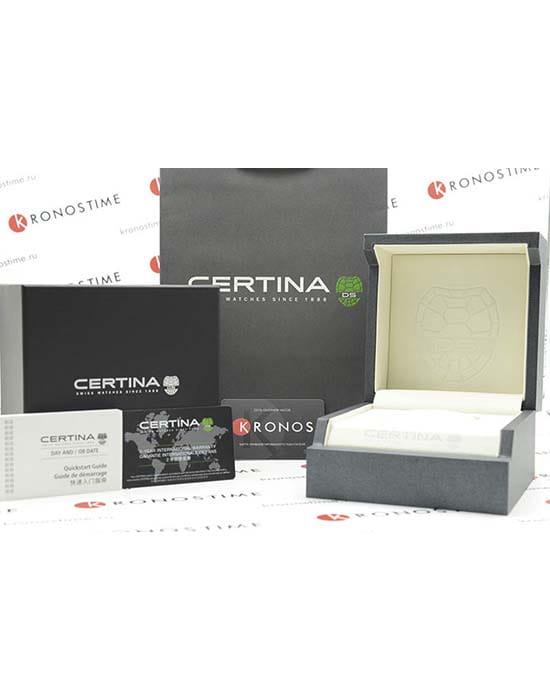 Certina Certina DS First C014.410.22.051.00,  швейцария мужские часы на браслете сталь c pvd покрытием боковой вид