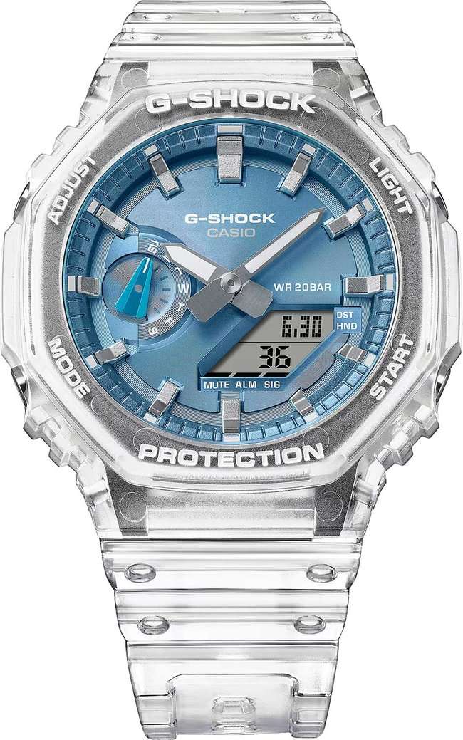 Оригинальные часы Casio Casio G-Shock GA-2100BM-7A2 электронные калибр механизма  общий вид