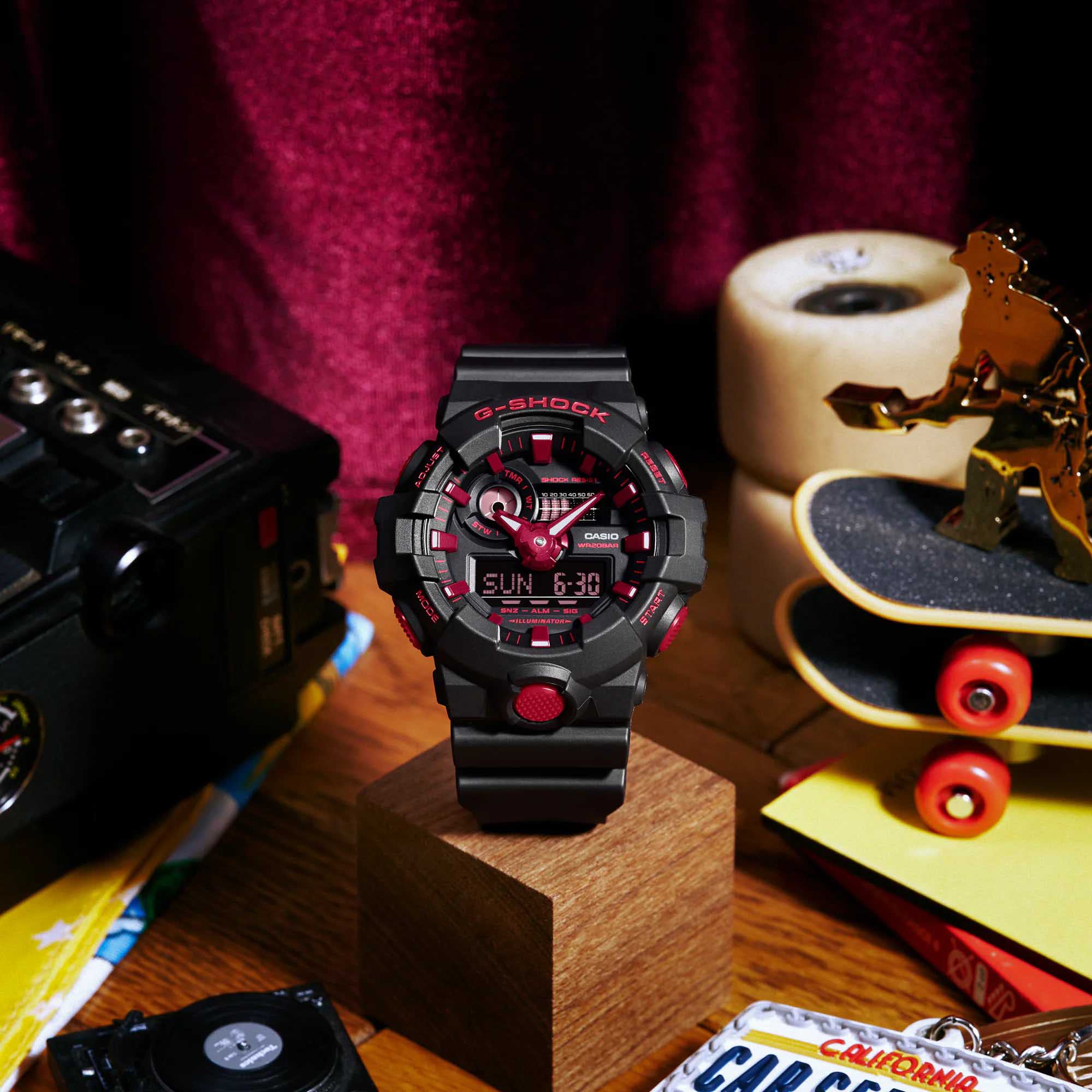 Casio Casio G-Shock GA-700BNR-1ADR (GA-700BNR-1A) GA-700 — детали корпуса и пластик