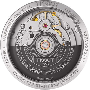 Tissot Tissot T-Classic Titanium T087.207.44.057.00 женские часы черный циферблат на запястье