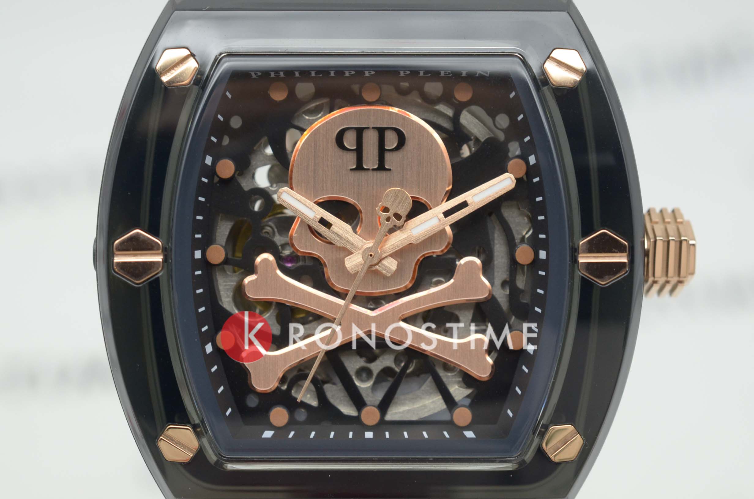 Philipp Plein Philipp Plein $keleton Crystal PWPTA0424 , наручные мужские часы фото под углом
