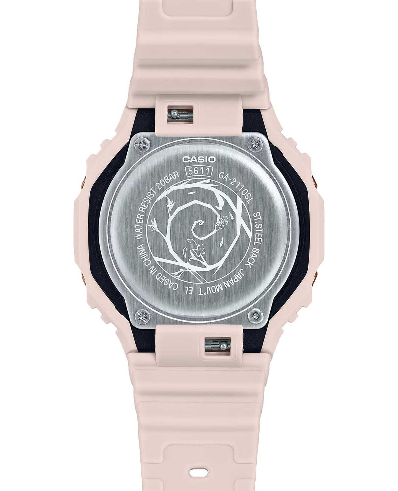 Casio Casio G-Shock GA-2110SL-4A7DR, g-shock япония женские часы на браслете пластик боковой вид