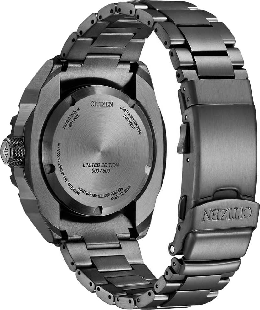 Citizen Citizen Promaster NB6008-82X мужские часы зеленый циферблат на запястье