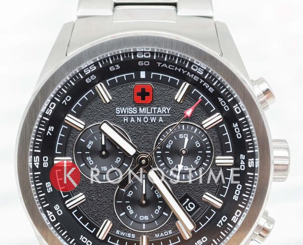 Swiss Military Hanowa Swiss Military Hanowa Navalus SMWGI0004204, afterburn швейцария мужские часы на браслете нержавеющая сталь боковой вид