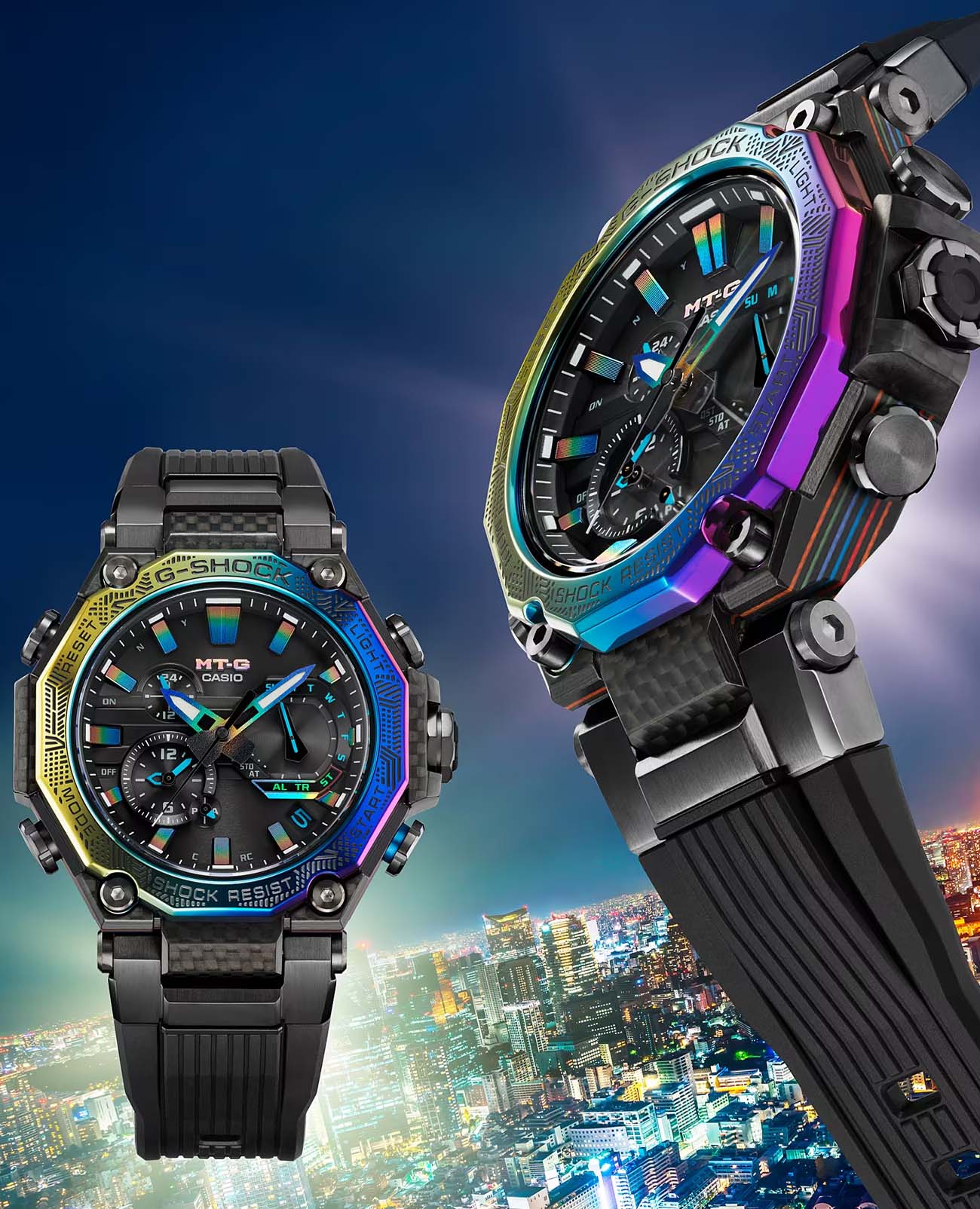 Casio Casio G-Shock Premium MTG-B2000YR-1ADR (MTG-B2000YR-1A) MTG, наручные мужские часы фото под углом