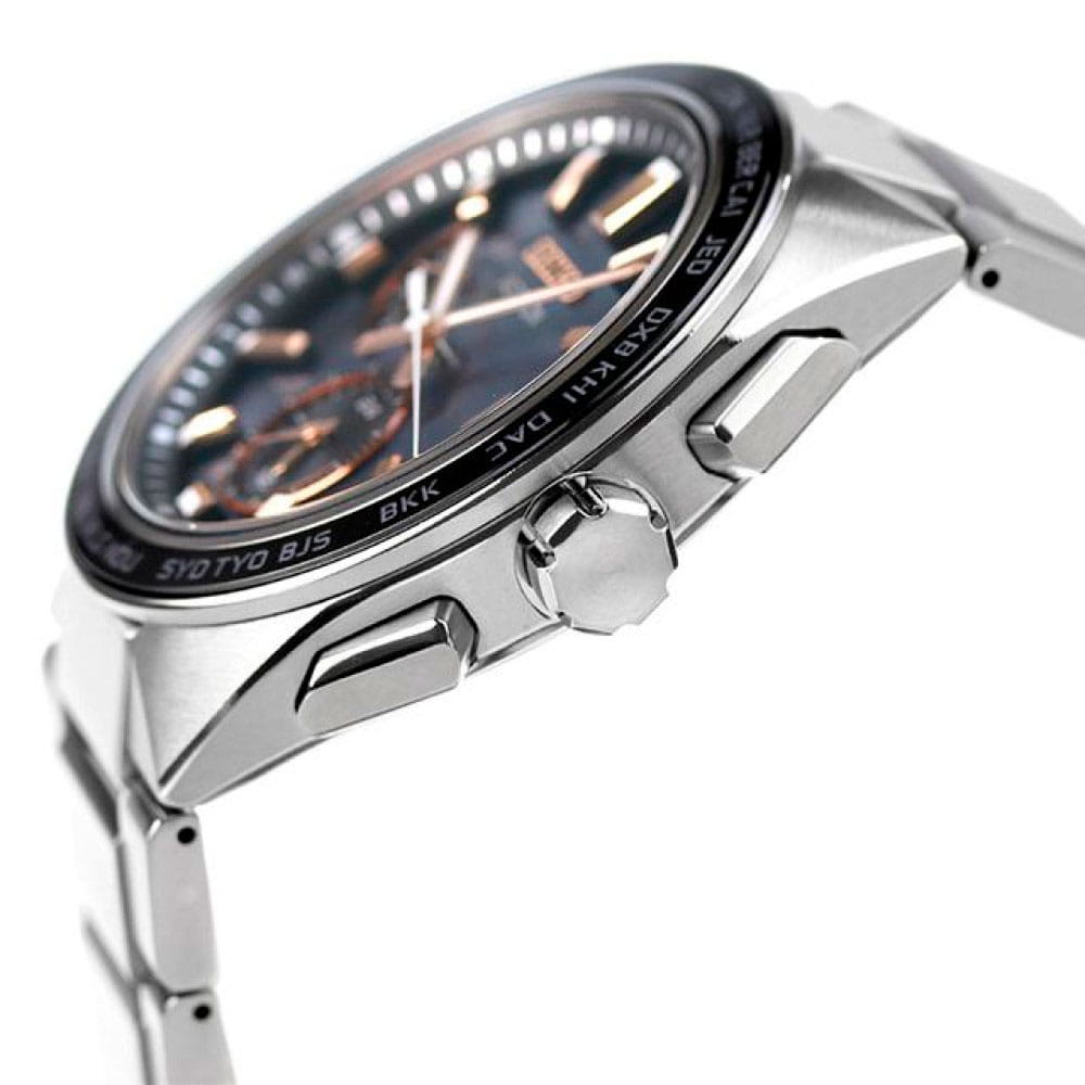 Seiko Seiko Astron Nexter Solar Radio SBXY053, astron gps япония мужские часы на браслете титановый боковой вид