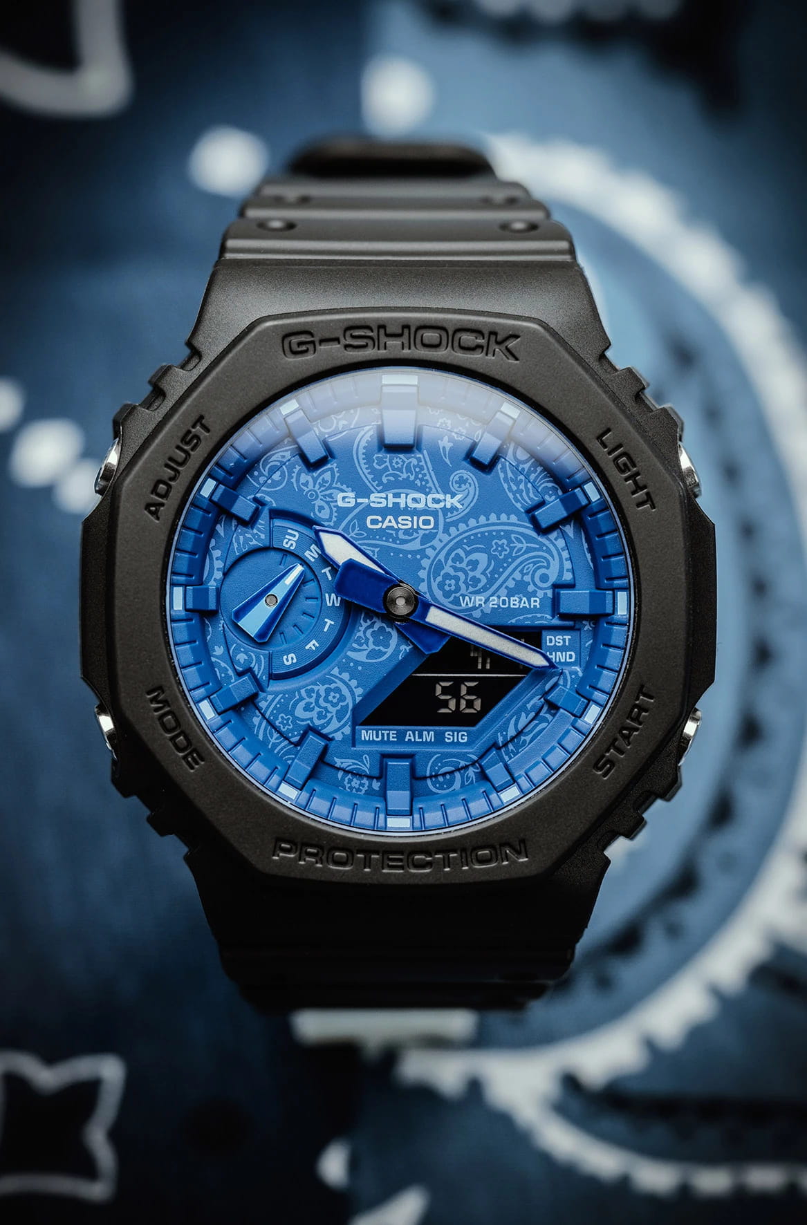 Оригинальные часы Casio Casio G-Shock GA-2100BP-1A электронные калибр механизма  общий вид