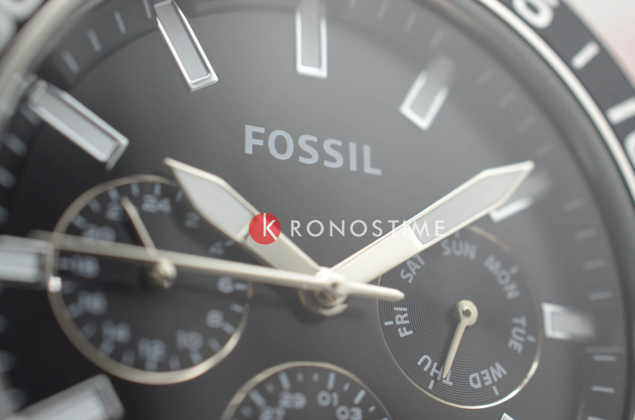 Fossil Fossil Bannon BQ2494,  сша мужские часы на браслете силикон боковой вид