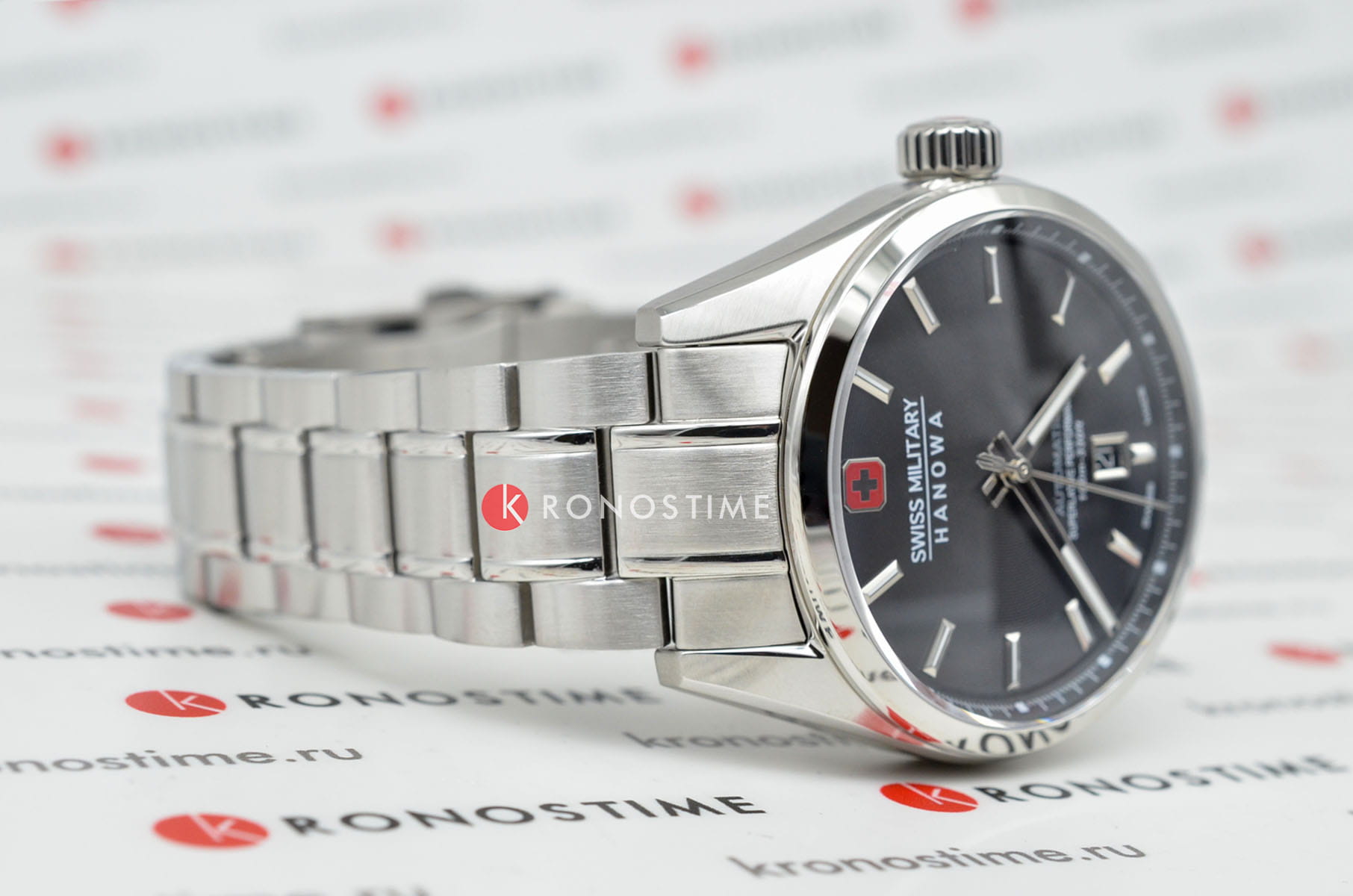 Swiss Military Hanowa Swiss Military Hanowa Majestic Pioneer SMWGL0006201 мужские часы черный циферблат на запястье