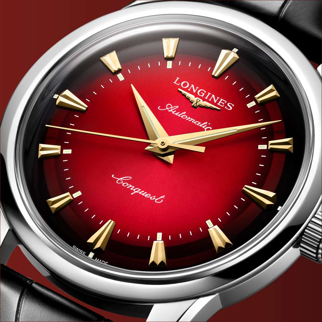 Longines Longines Heritage Classic L1.651.4.09.2, heritage швейцария мужские часы на браслете кожаный боковой вид