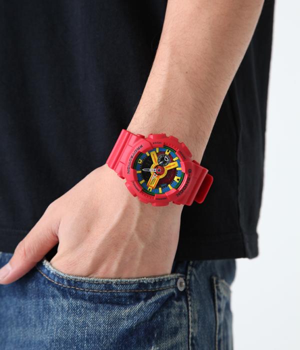 Casio Casio G-Shock GA-110FC-1A GA-110, наручные мужские часы фото под углом