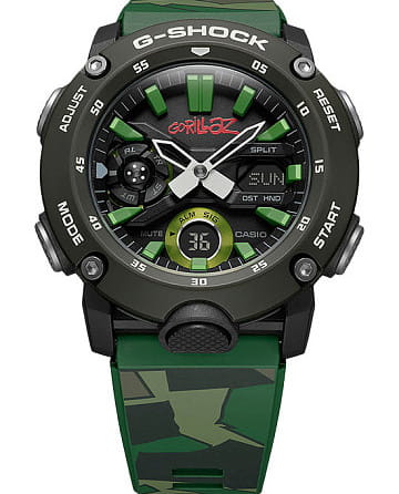 Casio G-Shock x Gorillaz GA-2000GZ-3A