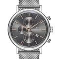 Jacques Philippe Jacques Philippe Aviator JPQGC021246N  JPQGC021246N кварцевые мужские часы  серый циферблат, браслет нержавеющая сталь — вид спереди