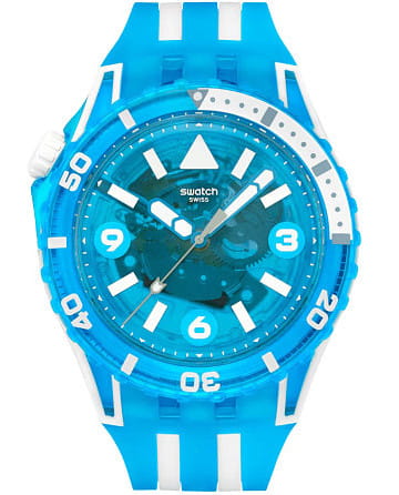 Swatch Blue Fire SSCU09S100
