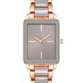 Часы Anne Klein Rectangular Metal 3694GYRG