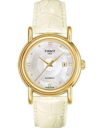 Tissot Carson Automatic Lady 18K Gold T907.007.16.106.01